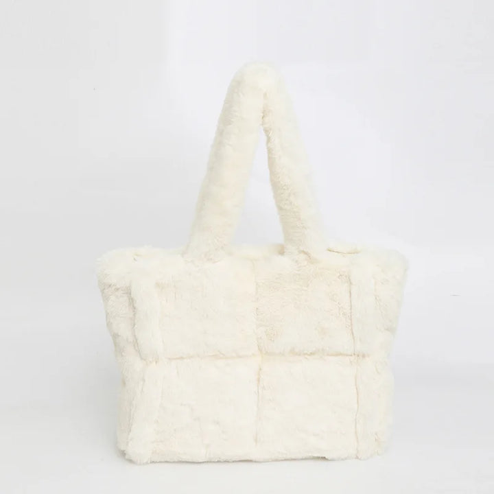 Gretchen | Plush Faux Fur Tote Bag