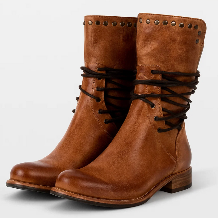 Rebel Leather Boots