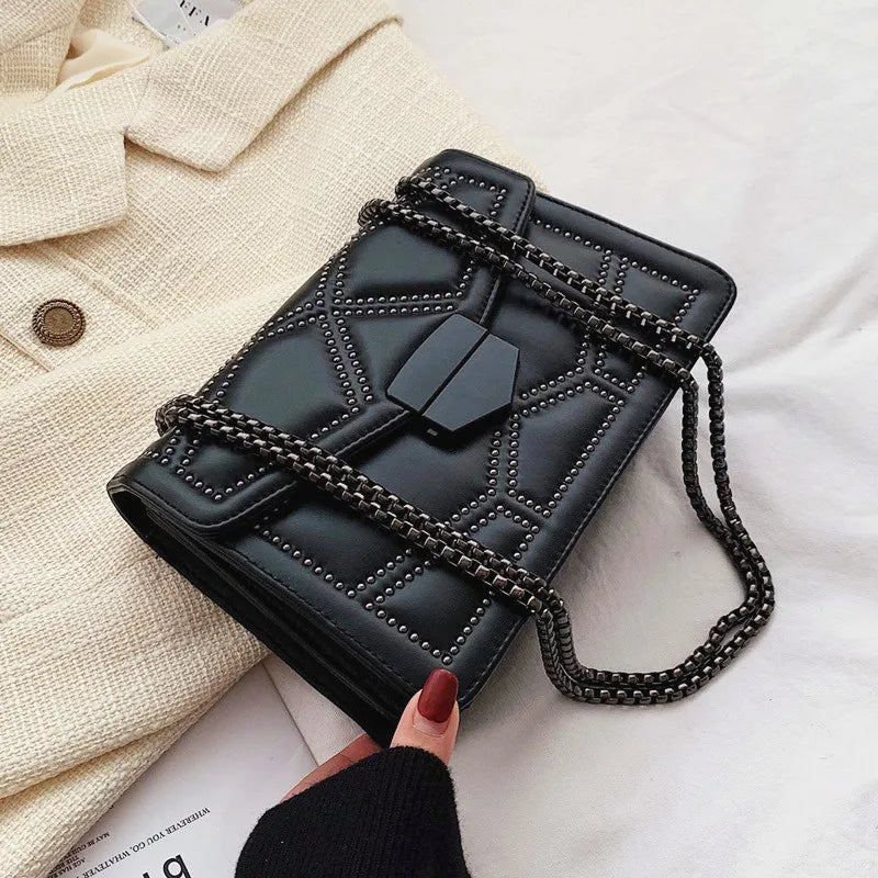 Stylish Crossbody Bag - Fashionable PU Leather