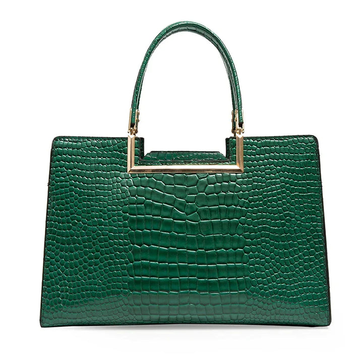 Leather Bag and Wallet Set