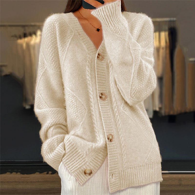 Verona Knitted Wool Cardigan
