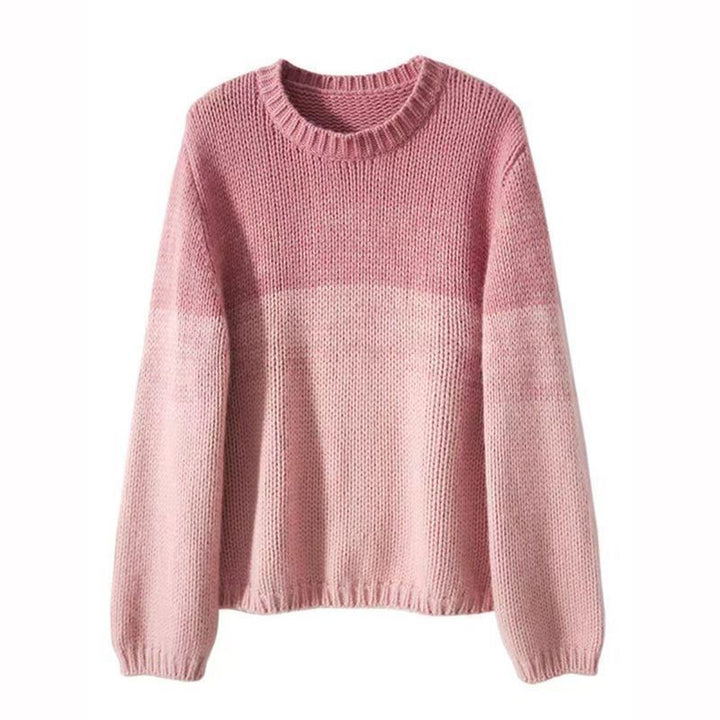 Cashmere sweater made of gradient cashmere, elegant and comfortable