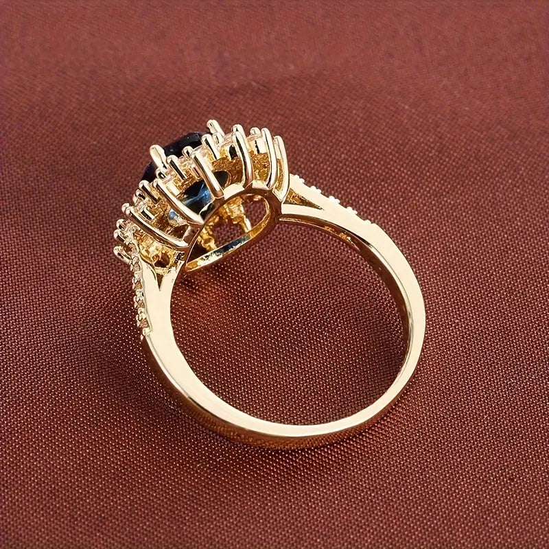 Vionne Sapphire Gold Ring