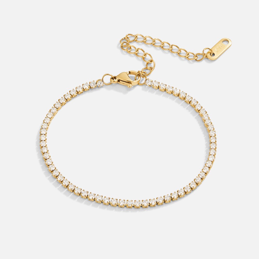 Gold Tennis Bracelet