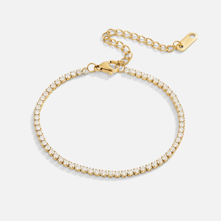 Gold Tennis Bracelet