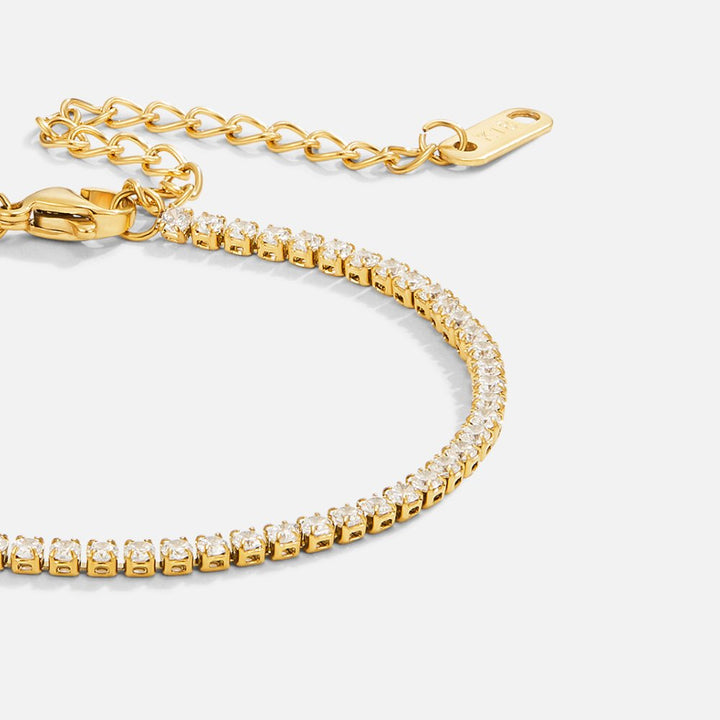 Gold Tennis Bracelet