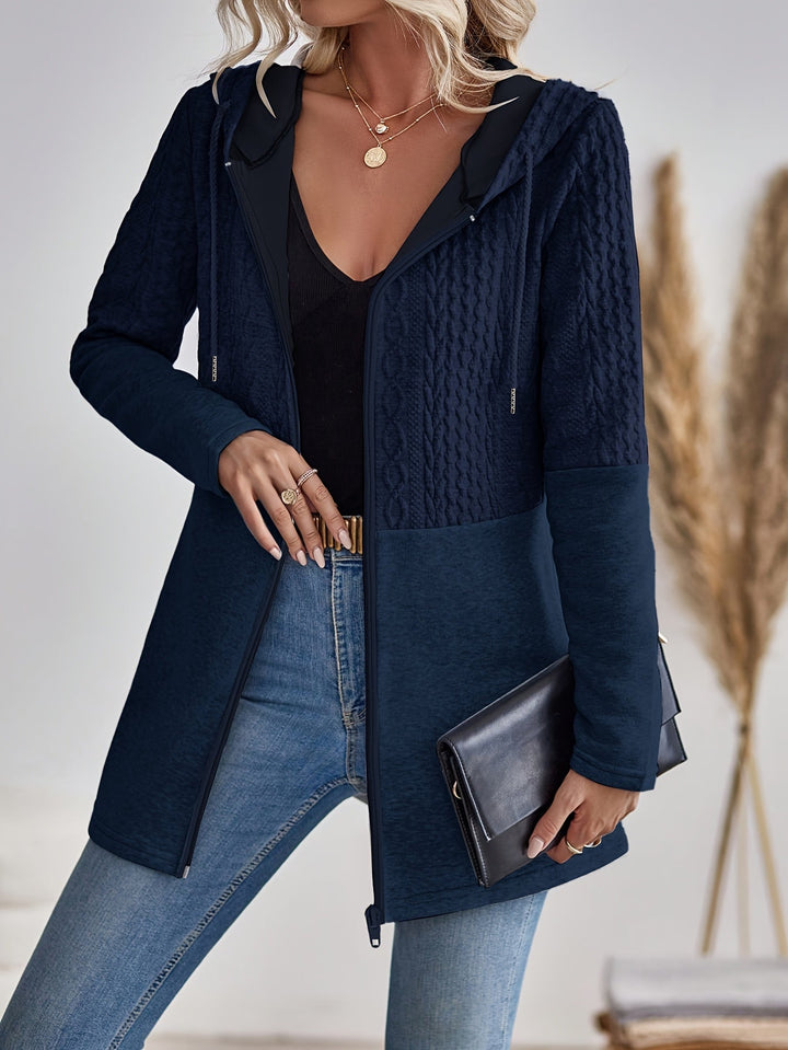 Casual Elegance Cardigan – with Hood