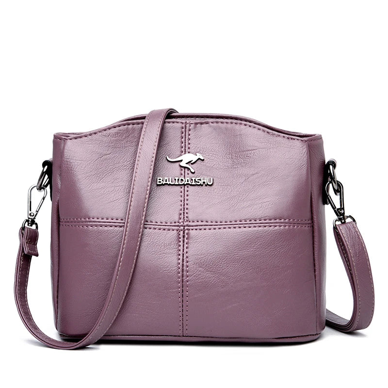 Ladies leather crossbody bag