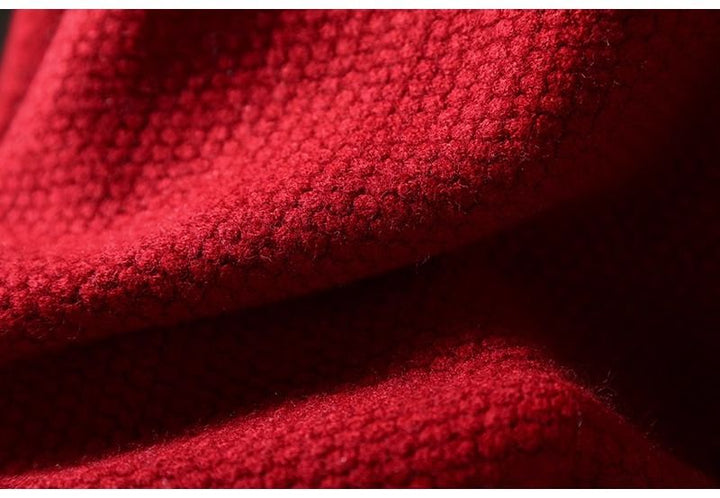 Women's Thick Knit Cardigan Sweater in Solid Color for Everyday Wear