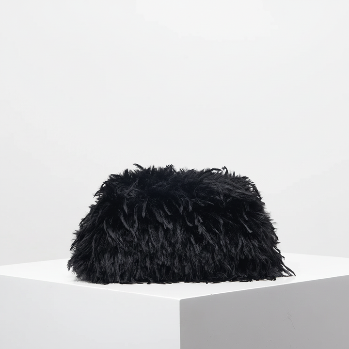 Rowan | Soft Velvet Clip Clutch
