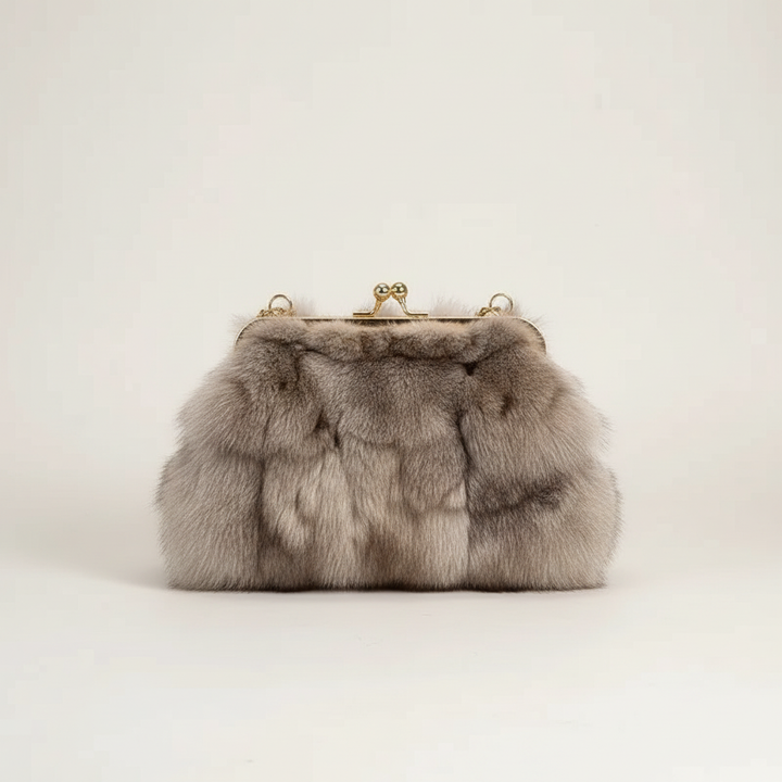 Victoria | Chic Faux Fur Evening Clutch