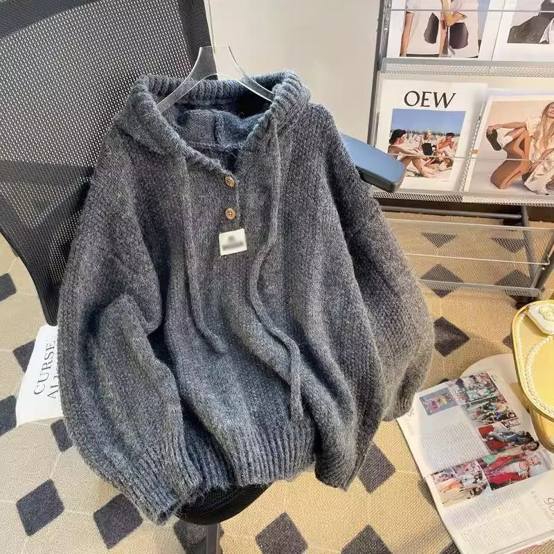 Loose and Comfortable Thick Hoodie Sweater, Available in Many Colors