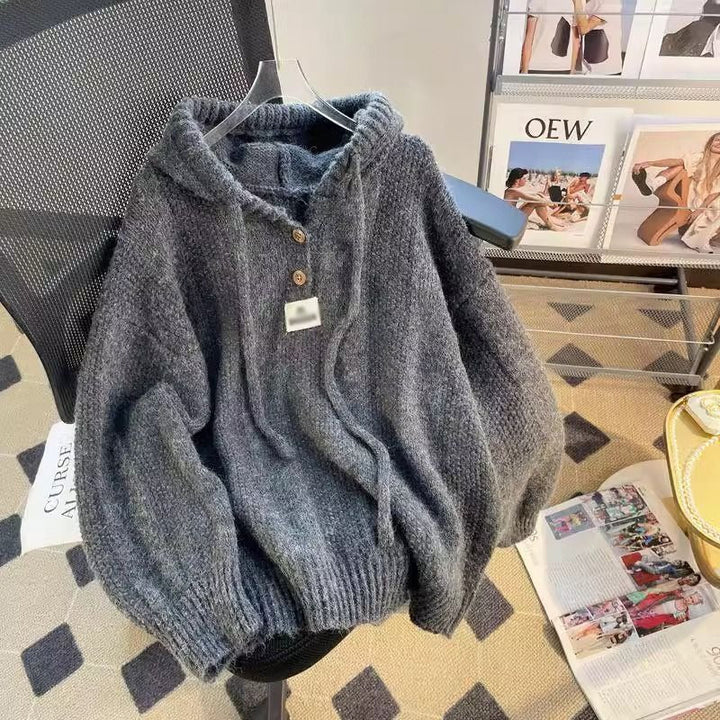 Loose and Comfortable Thick Hoodie Sweater, Available in Many Colors