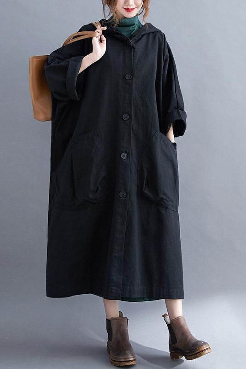 One Size Fits All Oversized Water Resistant Windbreaker Jacket