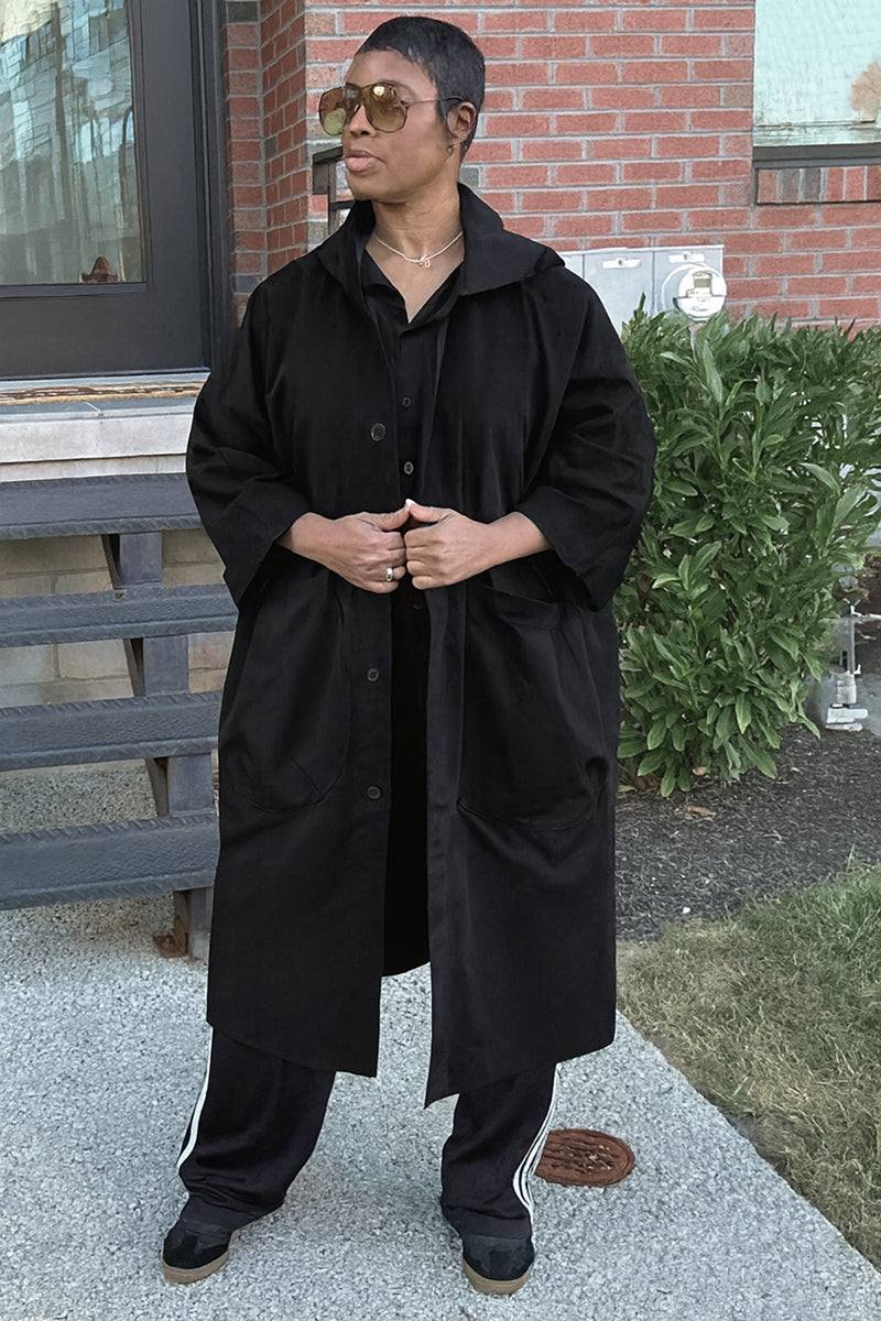 One Size Fits All Oversized Water Resistant Windbreaker Jacket