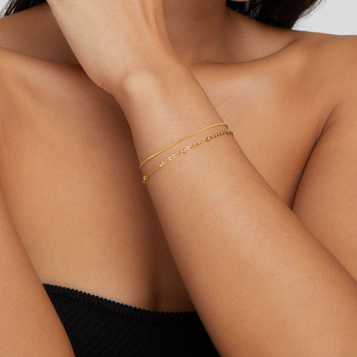 Gold Lager Bracelet