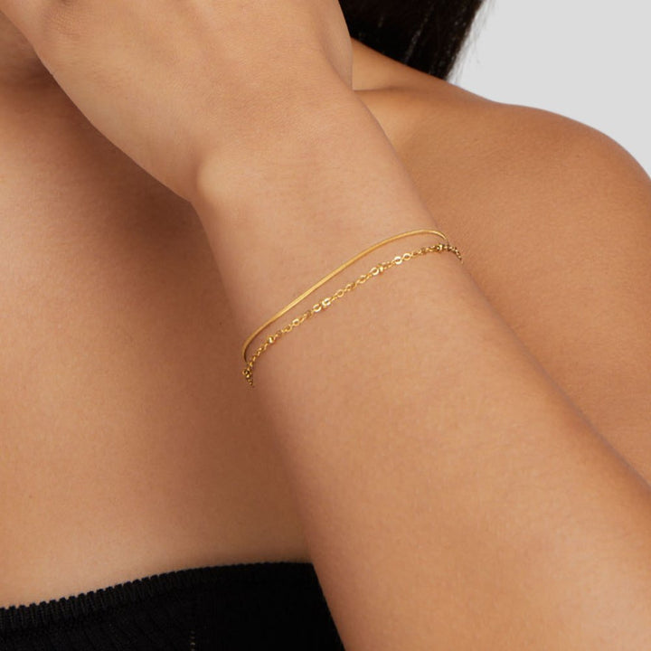 Gold Lager Bracelet